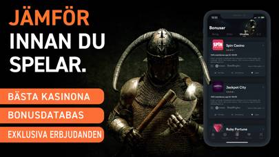 Casino Hunter: Svenska Kasinon App skärmdump #1