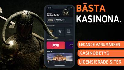 Casino Hunter: Svenska Kasinon App skärmdump #2