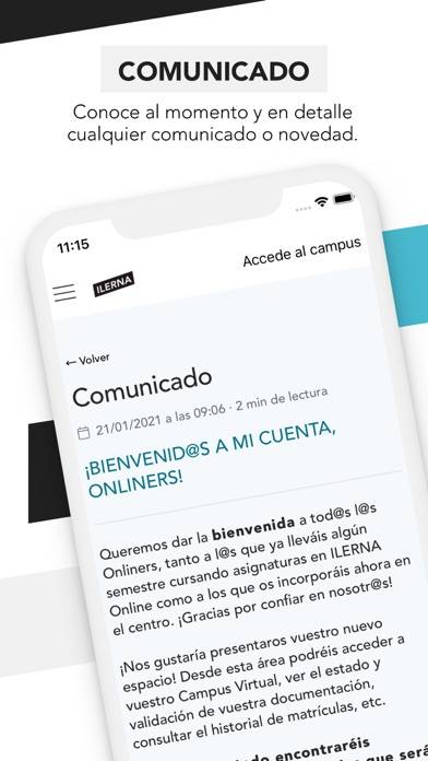 Ilerna Captura de pantalla de la aplicación