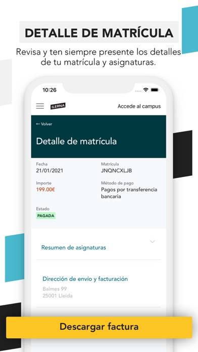 Ilerna Captura de pantalla de la aplicación