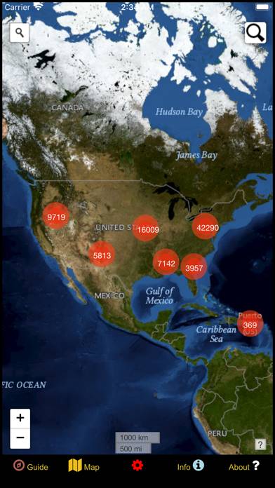US Historical Places Point Map App screenshot #2