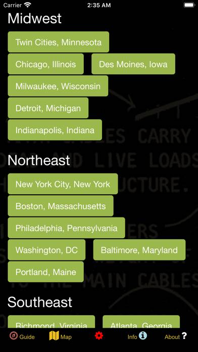 US Historical Places Point Map App screenshot #4