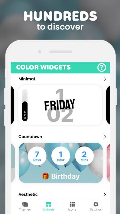 Color Widgets Скриншот приложения #5