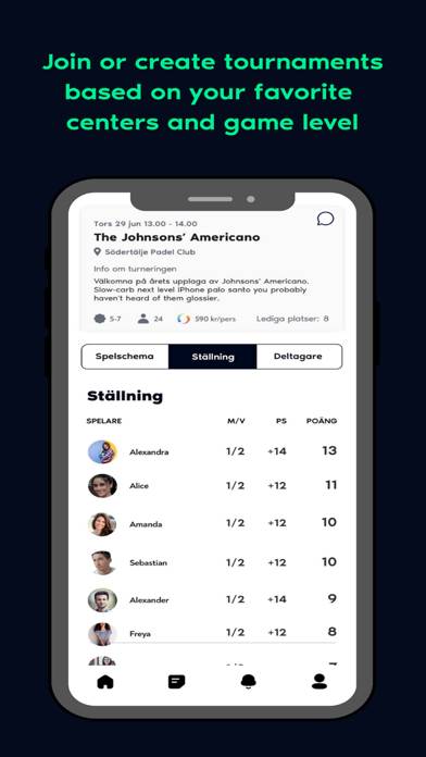 Padel Mates App skärmdump #3