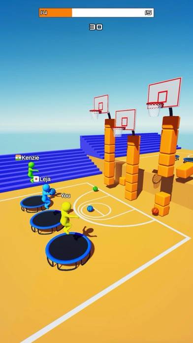 Jump Dunk 3D Captura de pantalla de la aplicación #2
