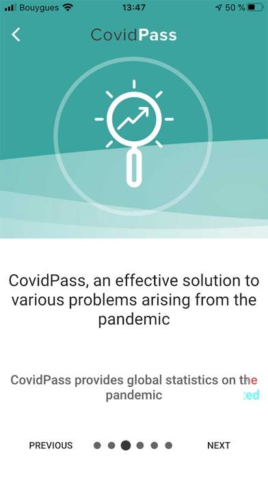 CovidPass Capture d'écran de l'application #2