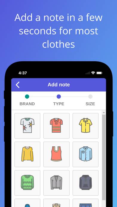 Shopping sizer Скриншот приложения #3
