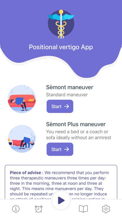Positional Vertigo App App screenshot #2