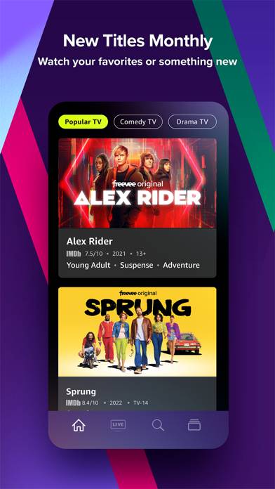 Amazon Freevee: Movies/Live TV App-Screenshot #3