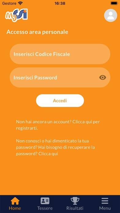 MyCSI Schermata dell'app #3