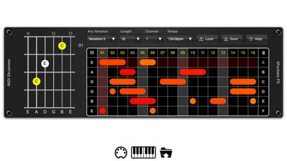 MIDI Strummer AUv3 Plugin captura de pantalla