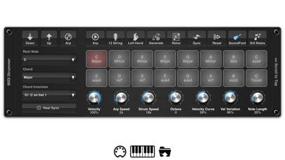 MIDI Strummer AUv3 Plugin Captura de pantalla de la aplicación #2