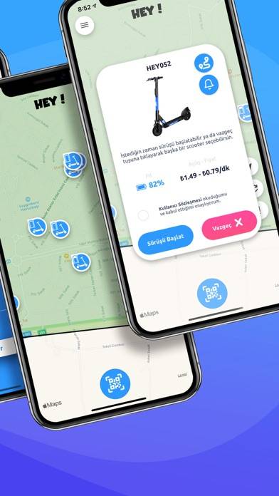 HEY! Scooter App screenshot