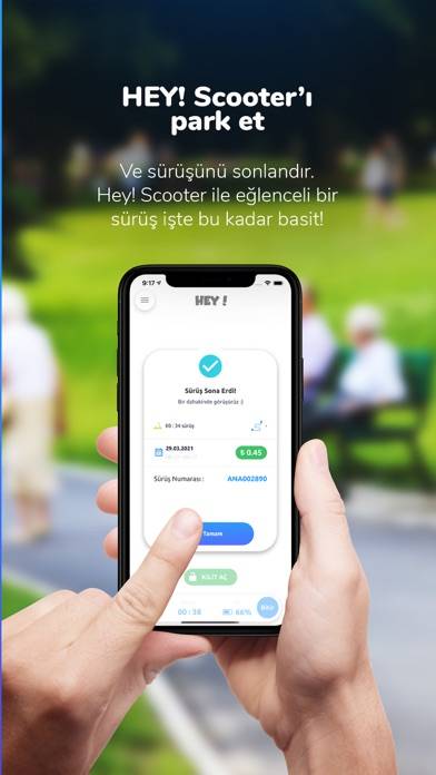 HEY! Scooter App screenshot