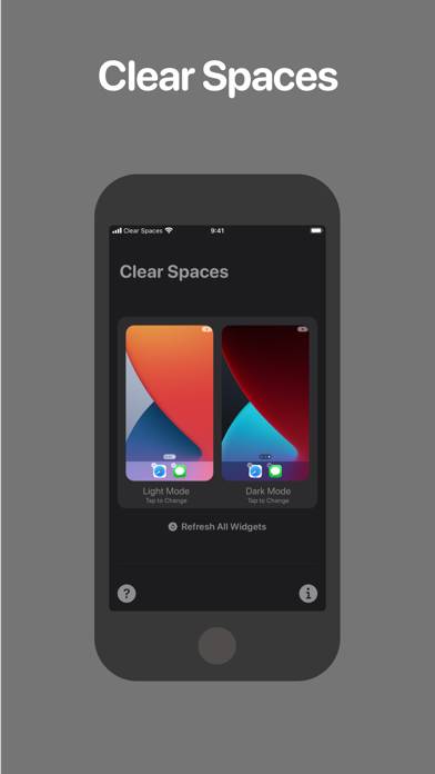 Clear Spaces Schermata dell'app #1