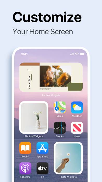 Photo Widgets: on Home Screen Captura de pantalla de la aplicación #1