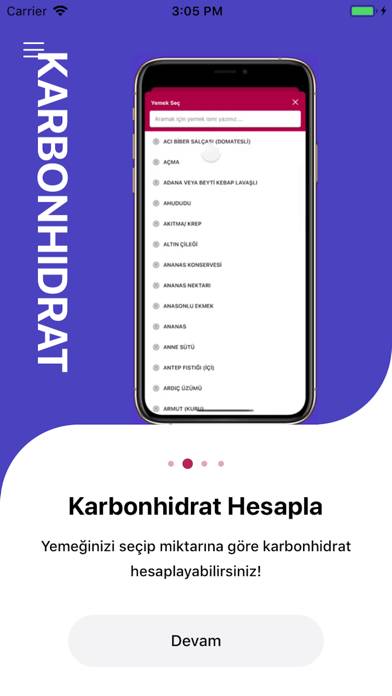 Karbonhidrat-Bolus Hesaplayıcı App screenshot #1