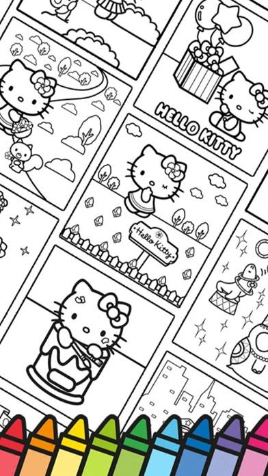 Hello Kitty: Coloring Book Schermata dell'app #3