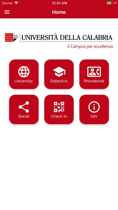 Smart Campus Schermata dell'app