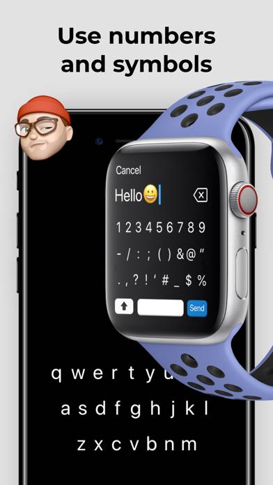 Type: Keyboard for Apple Watch App screenshot #2
