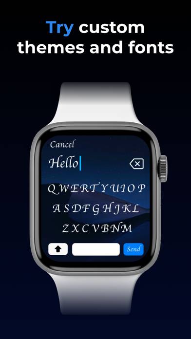 Type: Keyboard for Apple Watch App screenshot #5