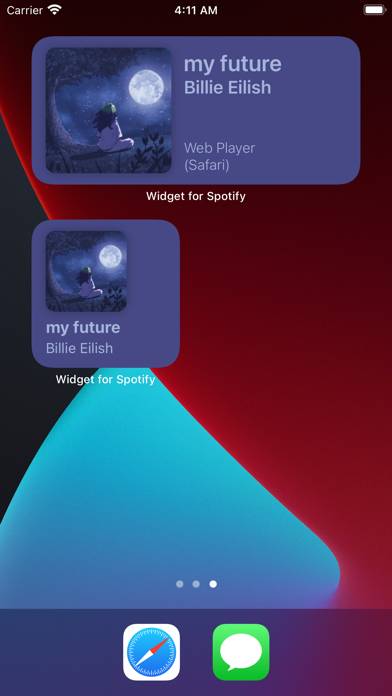 Widget for Spotify App screenshot #2
