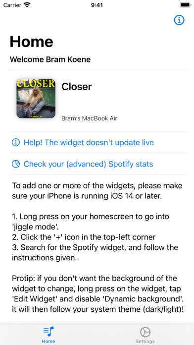 Widget for Spotify App screenshot #3