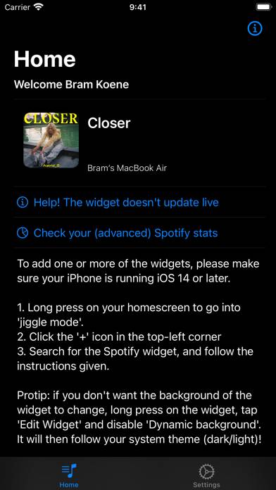 Widget for Spotify App screenshot #4