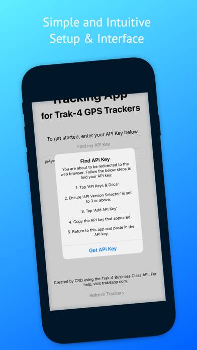 Tracking App for Trak-4 GPS App screenshot