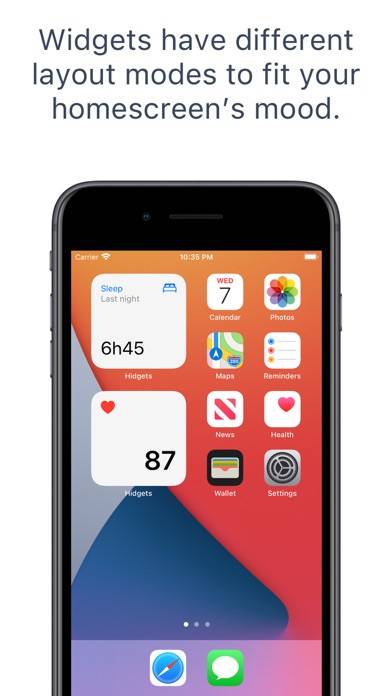Hidgets Captura de pantalla de la aplicación #4