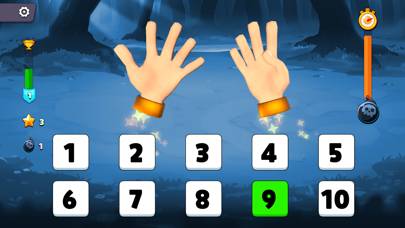 Finger Maths Trainer for Kids game screenshot