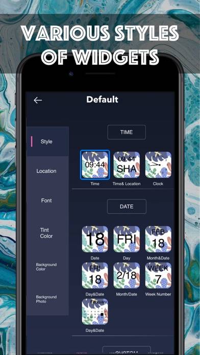Cube Widget: Wallpaper & Icons Capture d'écran de l'application #5