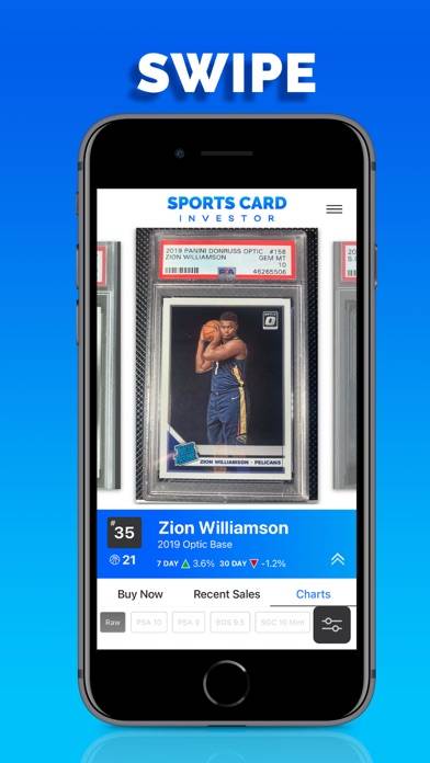Sports Card Investor App screenshot #1