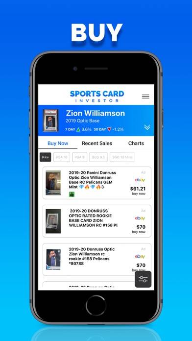 Sports Card Investor App screenshot #2