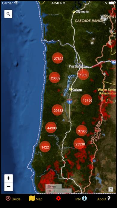 Oregon NW Mushroom Forager Map App screenshot #2