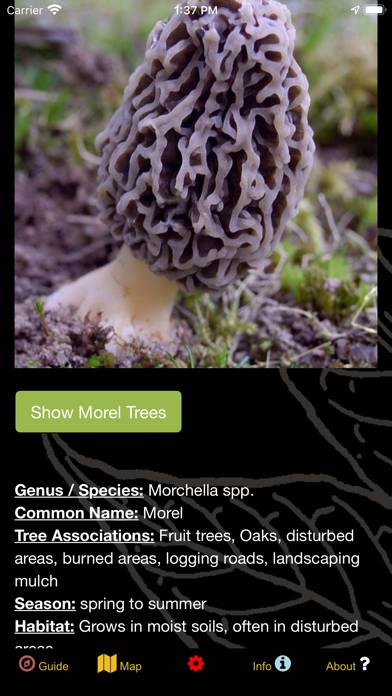 Oregon NW Mushroom Forager Map App screenshot #6