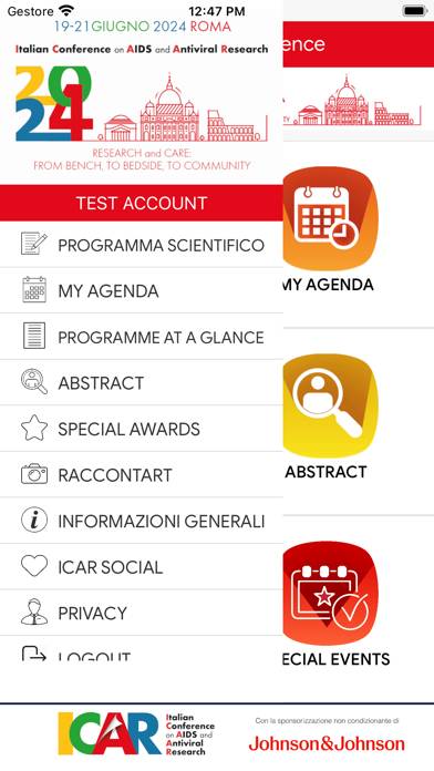 ICAR Italian Conference App screenshot #2