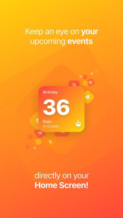 Countdown Widget & Counter App-Screenshot #2
