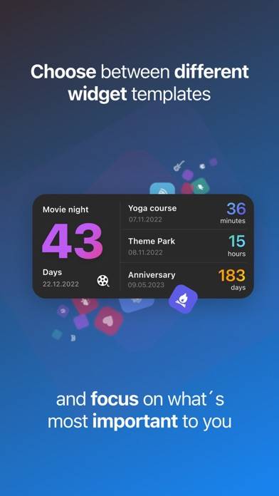 Countdown Widget & Counter App screenshot #4