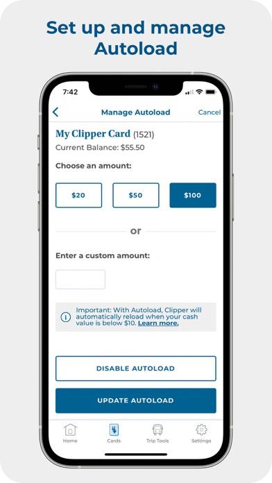 Clipper Card App screenshot #5