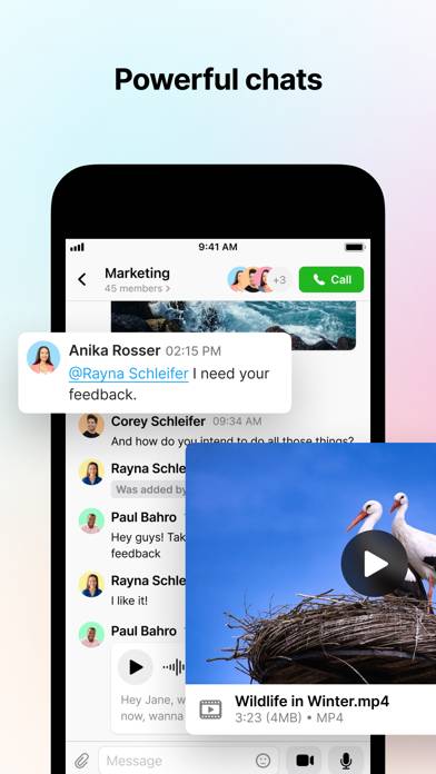 Stork. AI-Based Collaboration App screenshot #5