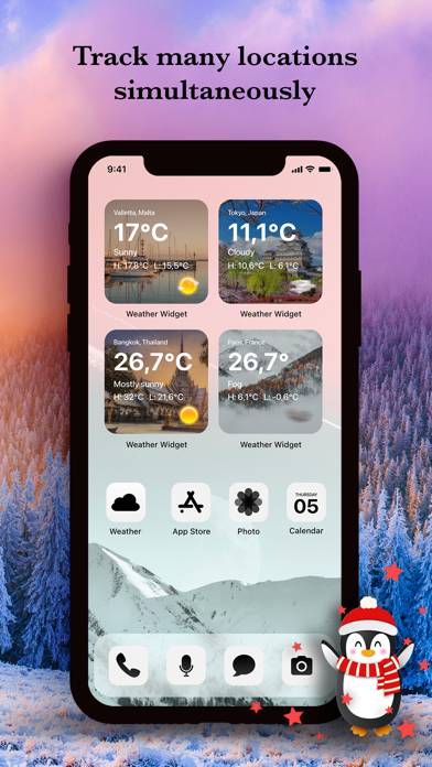 Weather Widget App App skärmdump #2
