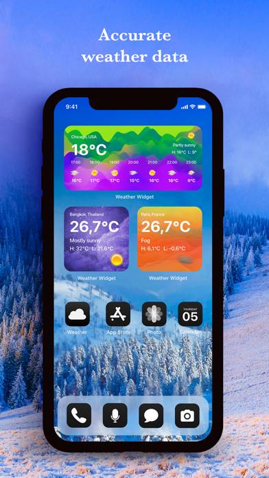 Weather Widget App App screenshot #4