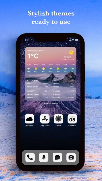 Weather Widget App Скриншот приложения #5