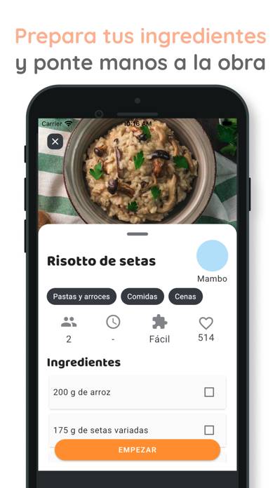 Recetas Cecotec Mambo App screenshot #2