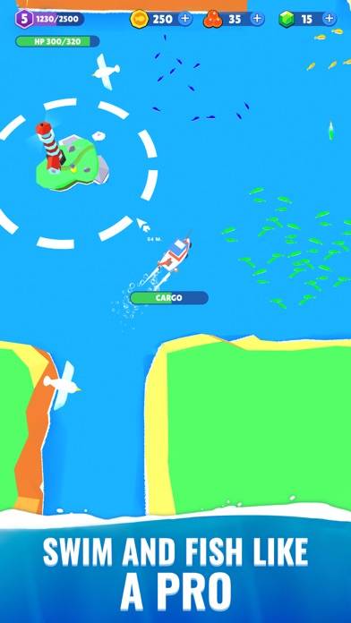 Idle Fish 2: Fishing Tycoon skärmdump av spelet