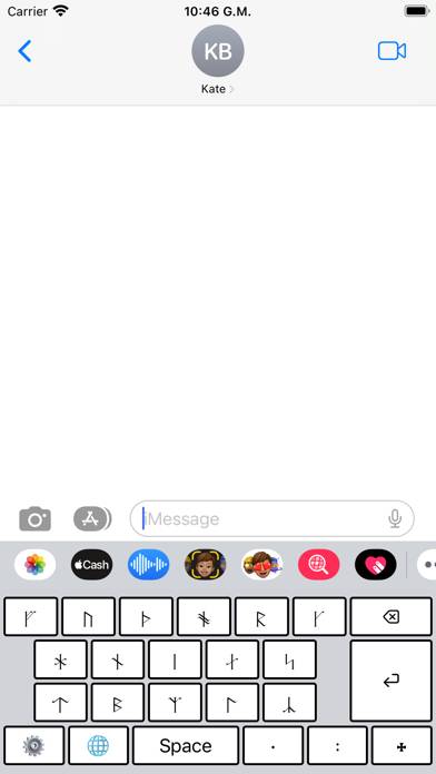 RuneInput - Younger Futhark skärmdump