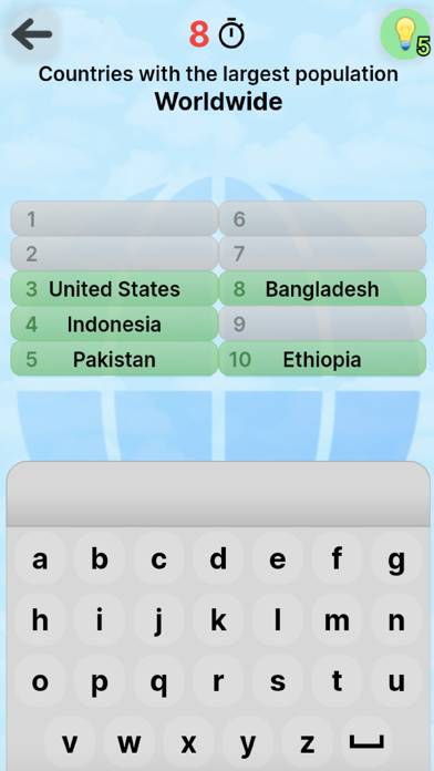 Countries Hangman Pro screenshot