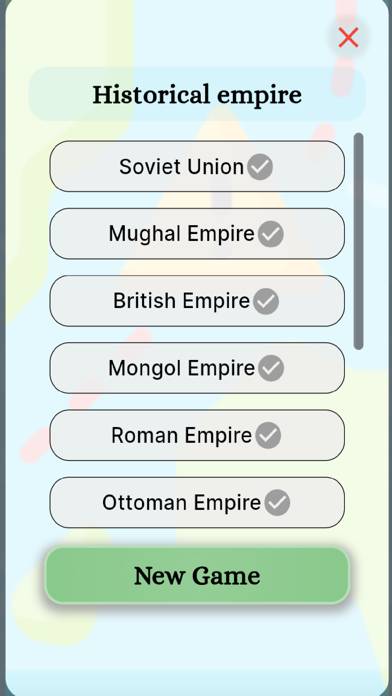 Countries Hangman Pro game screenshot