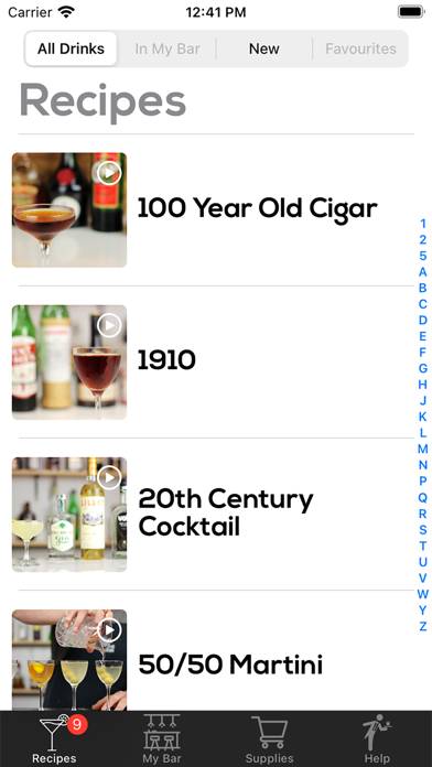 Essential Cocktails App screenshot #3
